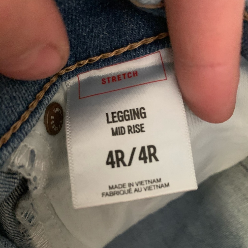 Express | Mid Rise Distressed Jeggings - Picture 6 of 6